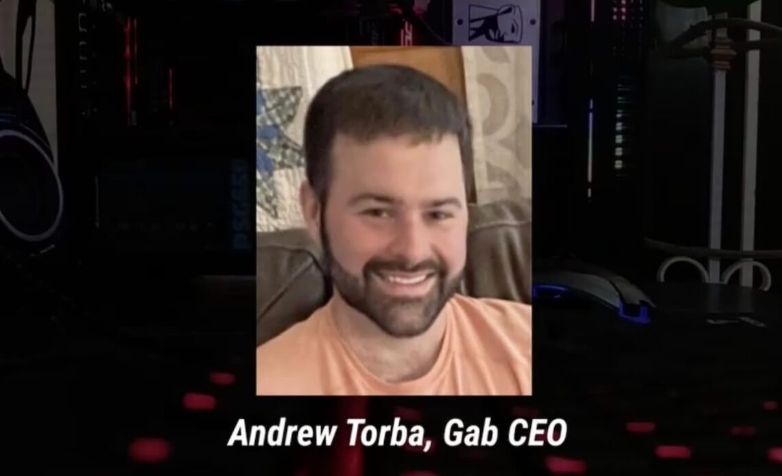 Andrew Torba, CEO of Gab, discussing the decline of the early internet compared to today’s web culture