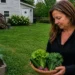 Woman holding fresh vegetables from her garden as a reminder that personalized health begins with paying attention to what your own body needs.